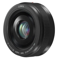 PANASONIC LUMIX G II Lens, 20mm, F1.7 ASPH, Mirrorless Micro Four Thirds, H-H020AK