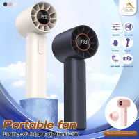 Portable Hand Fan Speeds 119 Handheld Cooling Fan Turbo fan LED Display Battery Rechargeable Handhel