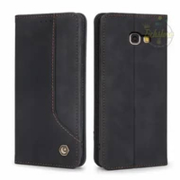 Case Untuk Samsung A7 2017 Genuine Pola Casing Super PE Leather Cover Full 360 Degree TPU Waterproof