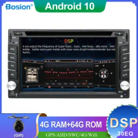 PX6 RK3399 DSP 2din Android 10 car radio tape recorder stereo autoradio car dvd GPS Navigation Steering Wheel Mirror Link 4G+64G