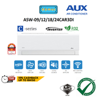 AUTO CLEAN AUX Aircond 1HP 1.5HP 2HP 2.5HP R32 Inverter Aircond Penghawa Dingin Air Cond Aircon  Air