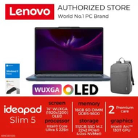 LENOVO IDEAPAD SLIM 5 14IAH10 ULTRA 5 225H 16GB 512GB 14" WUXGA OLED W11H OHS Blue
