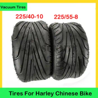 18x9.50-8 Tyre 225/55-8 Tire 225/40-10 Front or Rear 8inch 10inch 4PR 6PR Electric Scooter Vacuum Tires For Harley Chinese Bike