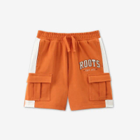 【Roots】Roots 小童- ROOTS PIXEL工裝短褲(焦糖橘)