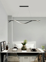 創意個性餐吊燈北歐新款現代簡約客廳燈led長條時尚家用大廳燈