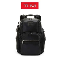TUMI Alpha Bravo Search Backpack Bag - Tas Ransel Pria - Leather Black