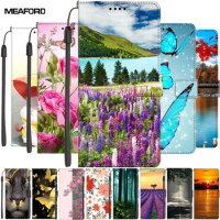 Leather Flip Cover For Samsung S23 FE 5G Case S23 Ultra S21 FE Plus Wallet Book Stand Cases for Samsung Galaxy S21 FE Coque