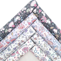 Glitterwishcome princess Dress Printed Synthetic Leather Faux Fabric Sheets Felt Backing Accessories Bows DIY 21X29CM GM2100A