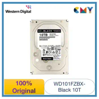 100% Original Western Digital WD Black 10TB 3.5 HDD Performance Gaming Internal Hard Drive SATA 7200 rpm WD101FZBX