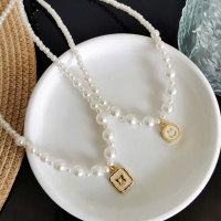 Dây Chuyền Pearl Phối Charm Kiểu Dáng Nữ Tính Retro,Vòng Cổ M20store Lolita Dễ Phối Siêu Bền Đẹp
