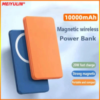 10000mAh Slim Magnetic Wireless Power Bank USB PD20W Fast Charging External Battery For iphone 15 14 13 Xiaomi Samsung Powerbank
