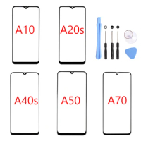 Phone Touch Screen For Samsung Galaxy A10 A10S A20 A30 A40 A50 A60 A70 Touch Screen Front Glass Panel TouchScreen LCD Outer Dis