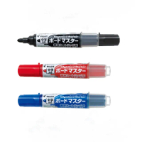 【PILOT 百樂】可換卡水白板筆-中字 2.3mm 40支/件 WMBM-12L(紅、黑、藍)