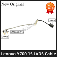30Pins LCD LVDS Screen Cable for Lenovo Y700-15-17 Y700 15Isk Y700-15Isk 30Pin DC02001X510 EDP Cable Video Connector