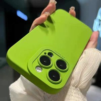 全城熱賣 - 暗紫色適用iPhone17Pro手機殼15promax液態矽膠13蘋果15pro14/12/xs鏡頭全包11防摔mini軟男xr女款se2保護套8iPhone 16【蒼嶺綠】瞳眼