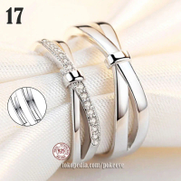 Cincin Couple Perak Pasangan/ Tunangan/ Kawin Pria/ Wanita Silver S925