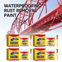 100g Metal Rust Remover Paint Auto Anti Rust Converter Metal Conversion Agent for Iron Door Railing Art Self-painting
