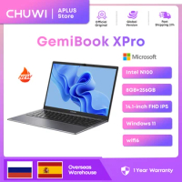 CHUWI GemiBook XPro Laptop 8GB RAM 256GB SSD Intel Alder Lake N100 14.1'' 1920X1080 FHD Display Cooling Fan Windows 11 Notebook