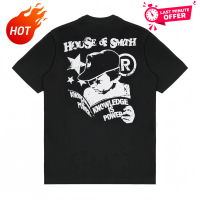 T-shirt borong murah Kaos Pria Lengan Pendek - Knowledge Black Kaos Cotton Kulit ramah dan nyaman Ke