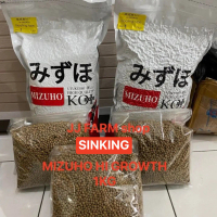 MIZUHO HI GROWTH 1KG SINKING tengelam & FLOATING pelet koi louhan koki