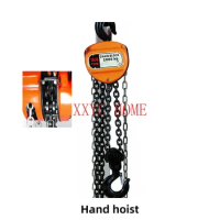 Triangular Chain Hoist 1 Ton Manual Inverted Chain Small Crane Lifting 3M/6M Lift Portable Manual Lever Block Lifting Hoist