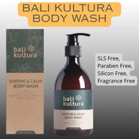 Bali Kultura Body Wash - Bantu Redakan Jerawat Badan, Kulit Gatal & Kemerahan | Melembapkan Kulit Ke