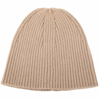 Max Mara Street 喀什米爾 羅紋針織羊毛帽(駝色)