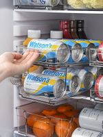 冰箱飲料收納盒裝啤酒可樂易拉罐雙層自落抽屜式廚房儲存整理神器