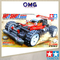 Tamiya Mini 4WD Hotshot Junior (MS Chassis) 18624 Mini 4WD Kits Racing Model Car with Engine OMG