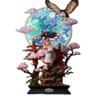 53.5Cm Gk Shu Hiko Snk Samurai Shodown Nakoruru Anime Game Action Figure Limited Edition Garage Kit Model Statue Toys