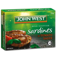 【澳洲JOHN WEST】番茄沙丁魚110G(沙拉 料理 義大利麵 早餐)