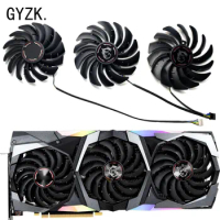 New For MSI GeForce RTX2070S 2080 2080S 2080ti GAMING X TRIO Graphics Card Replacement Fan PLD09210S12HH PLD10010S12HH