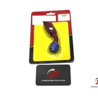 ALUMINIUM HOSE FITTING 45 DEGREE AN8 RED BLUE