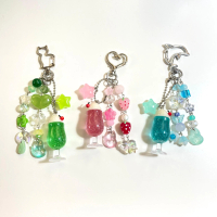 Rukkimoon - Soda Charm Melon Soda Charm | Trinkets Keychain | Soda Charm Melon Soda Charm Trinkets K