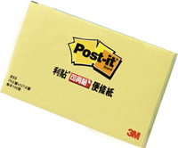 【3M】655 利貼 可再貼便條紙系列 黃 100張/本