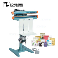 Zonesun Pneumatic Foot Pedal Heat Sealing Machine Dry/Wet