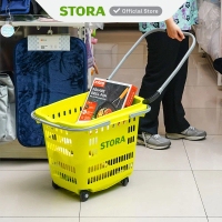 Stora Keranjang Belanja Troli Plastik