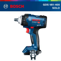 Bosch GDS18V-400 Cordless Impact Wrench Machine 400Nm Electric Brushless Wrench Bosch Professional 18V Power Tool no battery