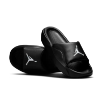 【NIKE 耐吉】JORDAN FRANCHISE SLIDE 黑色 喬丹 拖鞋 休閒 防水 男(HF3263-001)