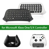 OSTENT 2.4G Wireless Gamepad Keyboard for Microsoft Xbox One/S/X Controller Mini Keyboard Gaming Chatpad with USB Receiver