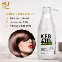 PURC Brazilian Keratin Hair Treatment Formalin Curly Hair Straightening Smoothing Product 0% 5% 8% 12% 300ml