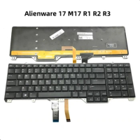 New Laptop English Layout Keyboard For Dell Alienware 17 M17 R1 R2 R3