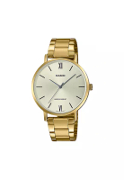 Casio Watch for Women LTP-VT01G-9B Gold Stainless Steel Strap