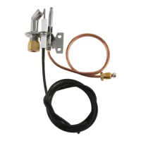 Propane Gas Pilot Burner Assembely Thermocouple &amp; Tubing&amp; Spark Ignitor Replace Brass Wire for Henny Penny Rheem LP Water Heater