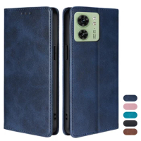 Bussiness Leather Phone Case for Motorola Edge 40 X40 X30 Pro 30 Neo Ultra Plus 2023 Flip Cover Magnetic Wallet Case Cover Stand