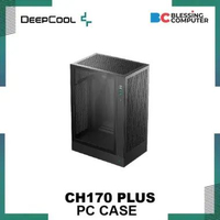 Casing DEEPCOOL CH170 PLUS BLACK Non Psu