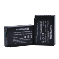 PowerTrust 1300mAh LP-E17 LPE17 LP E17 Lithium Ion battery for Canon EOS M3 M5 750D 760D 800D T6i T6s 8000D Kiss X8i