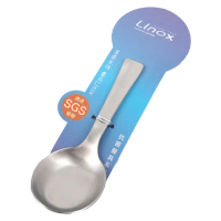 【LINOX】LINOX義式抗菌304不鏽鋼平底匙-13.5cm-6入組(湯匙)