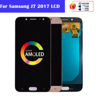 Display For Samsung Galaxy J7 Pro LCD 2017 J730 SM-J730F J730FM/DS J730F LCD Screen With Touch Screen Digitizer Assembly