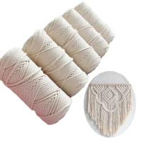 5MM Wholesale Colorful Cotton Rope 3py-Macrame Cord For DIY Decorative